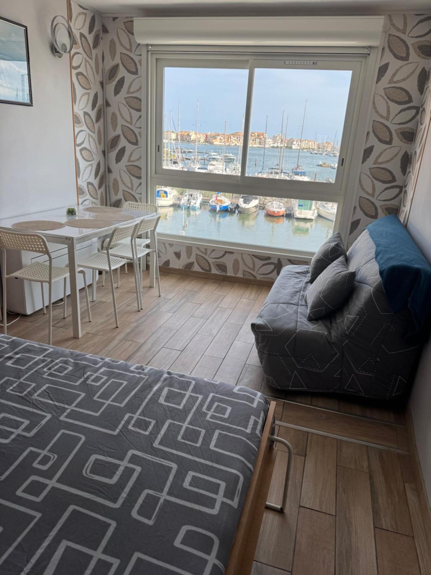 Studio Cosy Climatise Vue Sur Port Agde Esterno foto
